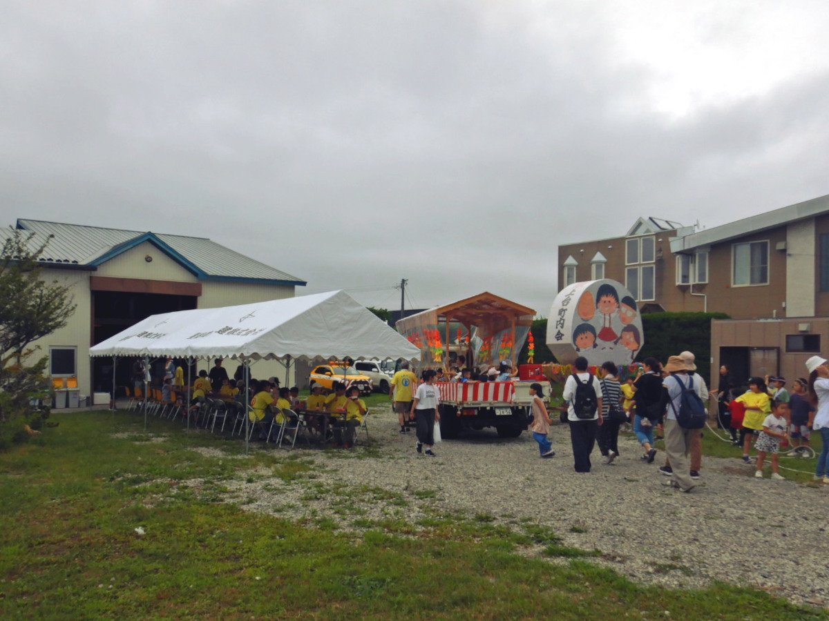 森町稲荷神社例大祭(みこし渡御)へ参加及び休憩場所の提供