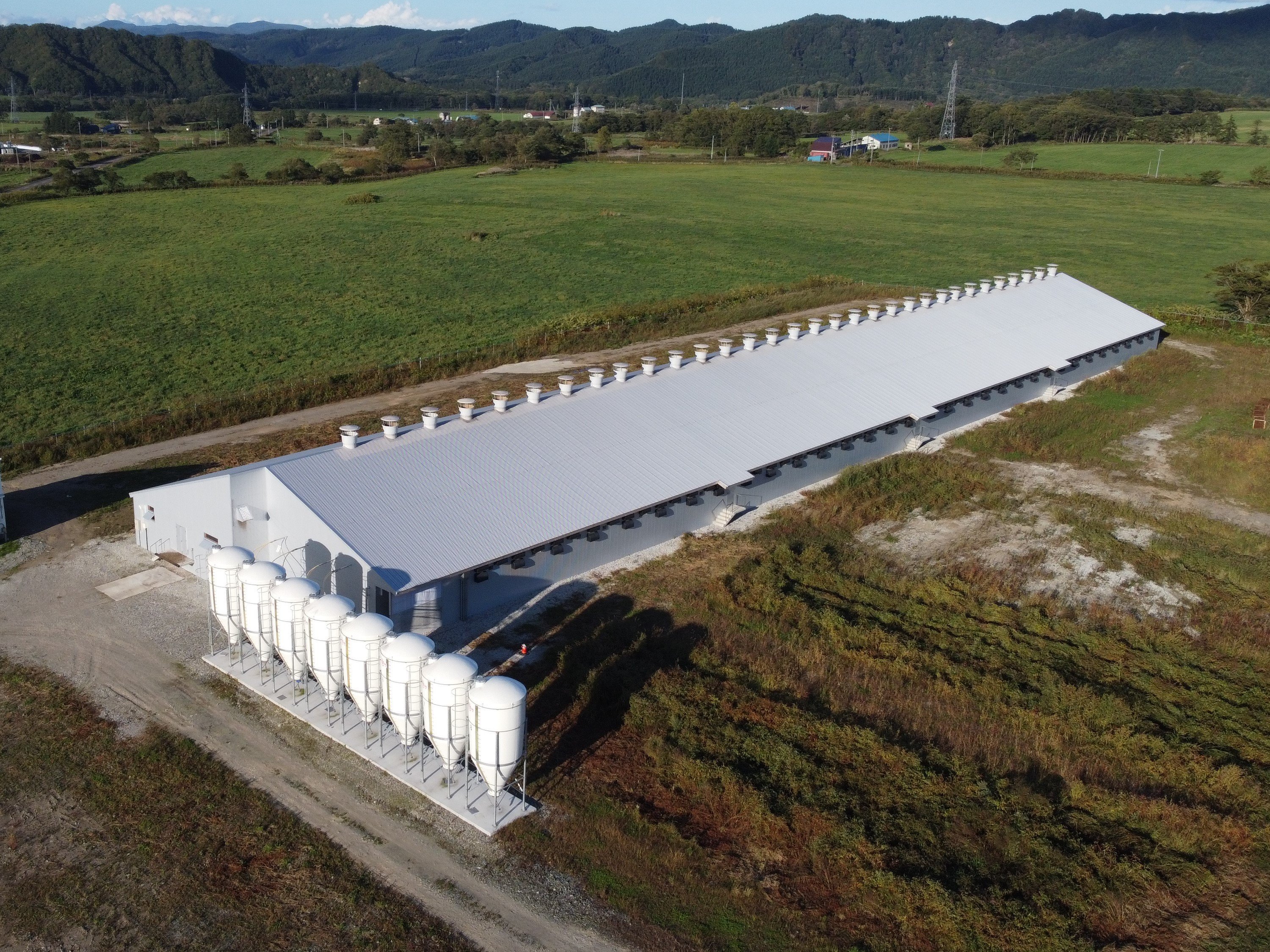【施工実績】(仮称)OS農場肥育豚舎新築工事